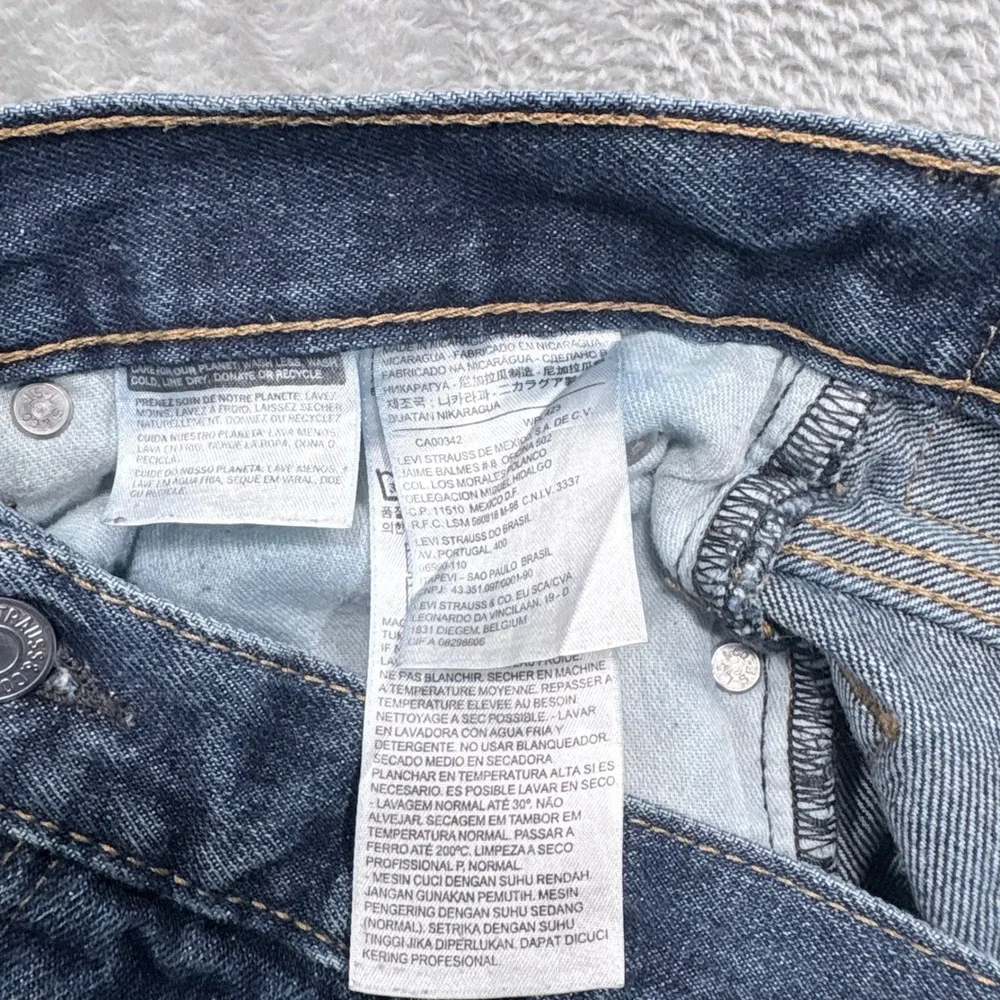 Levis 517 Bootcut Jeans Mens 34x29 Blue Medium Wash Denim Cotton Regular Fit